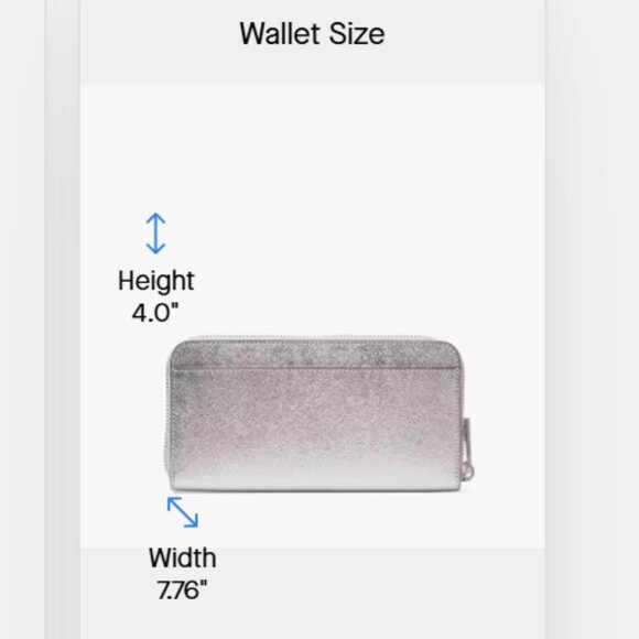 Kate Spade New York Glimmer Large Continental Zip Wallet - Picture 7 of 8